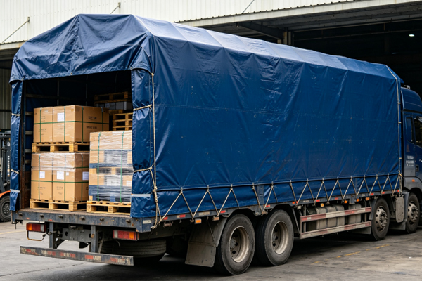 PVC Tarpaulin Cargo Protection Solution for Large Trucks