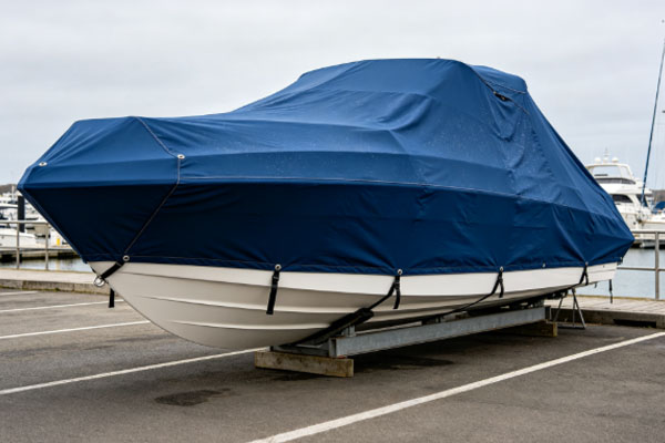 Custom PVC-Coated Waterproof Canvas Boat Cover Solutions Custom PVC-Coated Waterproof Canvas Boat Cover Solutions