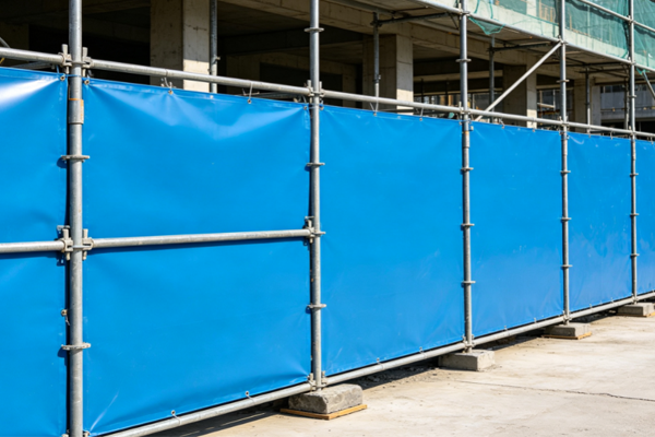 Construction Scaffold PVC Tarpaulin Enclosure Solutions