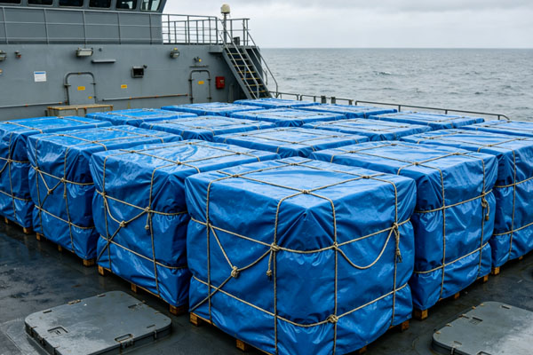 Custom PVC Tarpaulin Protection Solution for Ship Decks Custom PVC Tarpaulin Protection Solution for Ship Decks