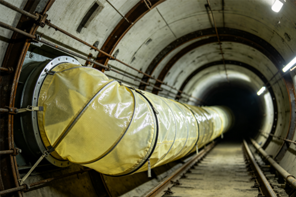Tunnel Construction Ventilation PVC Duct Solutions