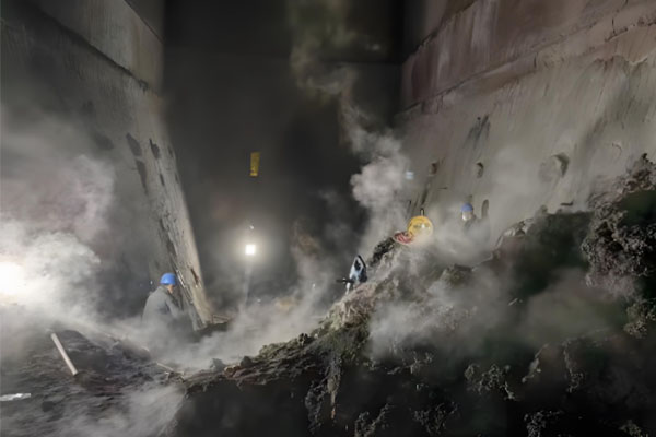 Rapid Smoke Exhaust Solution for Blasting Areas