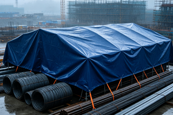 Rain Protection Covering Solutions for Construction Steel