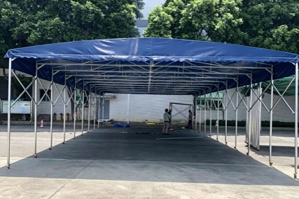 Outdoor PVC Waterproof Tarpaulin Sunshade and Rain Protection Solution Outdoor PVC Waterproof Tarpaulin Sunshade and Rain Protection Solution