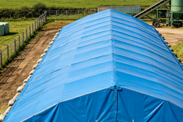 Farm Feed Storage Rain Protection Covering Solutions