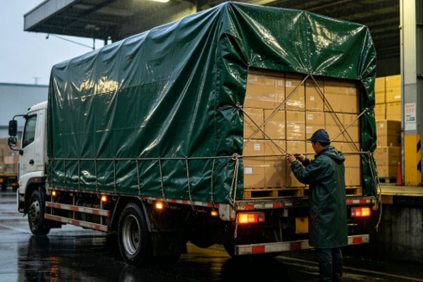 PVC Tarpaulin Moisture-Proof and Rainproof Solution for Cargo Transportation