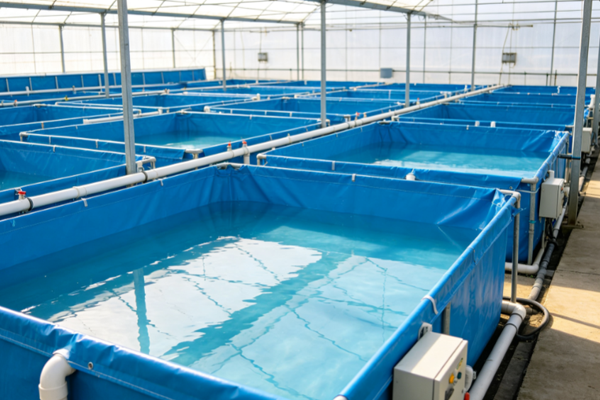 High-Density Aquaculture Pond PVC Tarpaulin Solutions