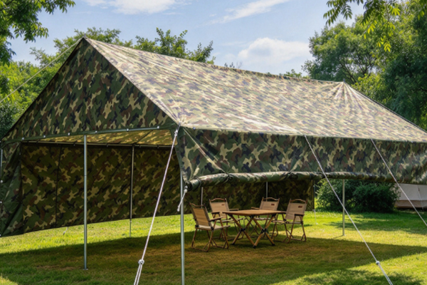 Are Camo Tarps Suitable for Outdoor Shade Shelters