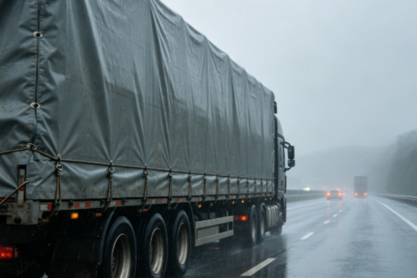 PVC Tarpaulin Waterproof and Dustproof Solution for Road Freight