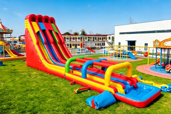 Custom Inflatable Water Slide PVC Tarpaulin Solution Custom Inflatable Water Slide PVC Tarpaulin Solution