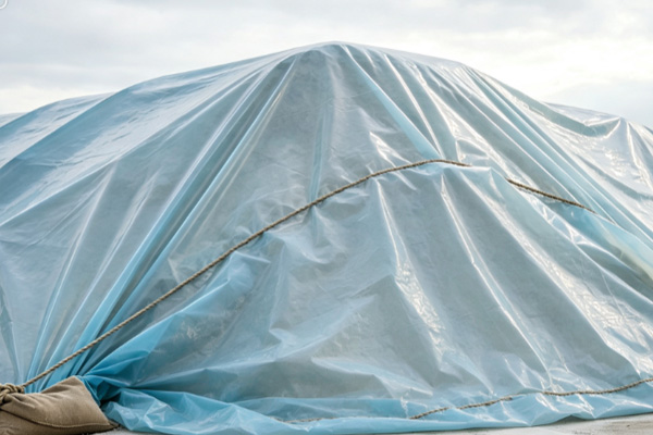 Rainproof Covering Solution for Outdoor Storage of Powdered Materials