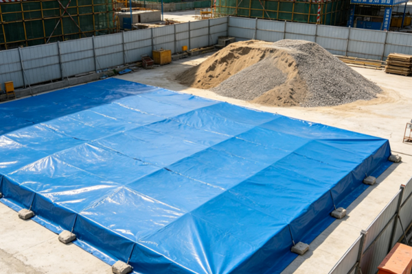Waterproof Covering Solutions for Construction Site Materials