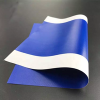 waterproof Custom Logo Fireproof heavy duty White solid PVC Vinyl printing Tarpaulin with eyelet grommet