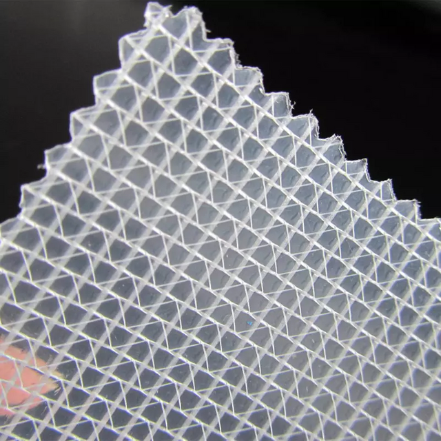Factory Supply High Strength Waterproof Clear Mesh Vinyl Laminated PVC Tarpaulin