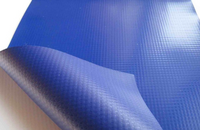 Waterproof Customized Travel Trailer Tarpaulin Cover， PVC coated tarpaulin 