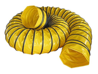 Lightweight Compressible Ventilation Duct for Tunnel Construction Emergency Ventilation System