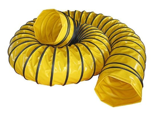 Lightweight Compressible Ventilation Duct for Tunnel Construction Emergency Ventilation System