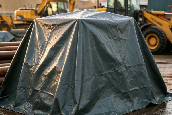 Outdoor Rainproof Tarpaulin Solutions for Large Machinery and Equipment