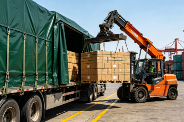 PVC Tarpaulin Solutions for Large Equipment Logistics Transportation