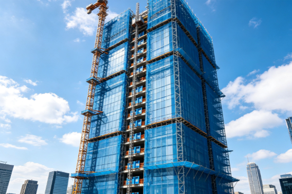 Tarpaulin Solutions for High-Rise Construction Perimeter Protection