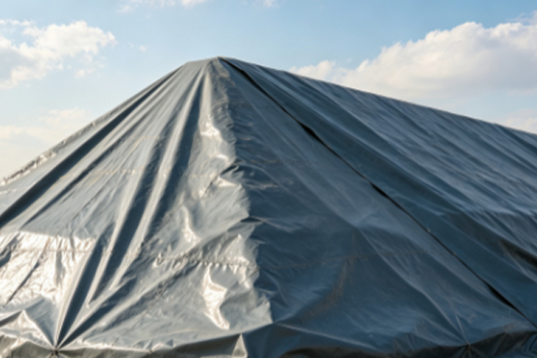 Grain Pile Waterproof Tarpaulin Covering Solution