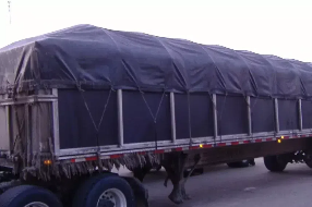 24oz Flame Retardant Truck Side Curtain Material 