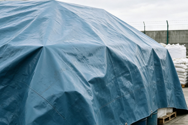 PVC Tarpaulin Covering Solutions for Chemical Raw Material Storage Yards